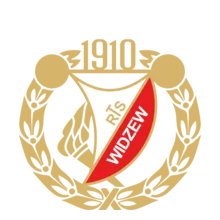 Herb drużyny Widzew II Łódź.